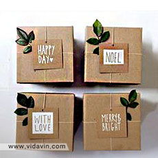 کادو کردن کتاب با برگ