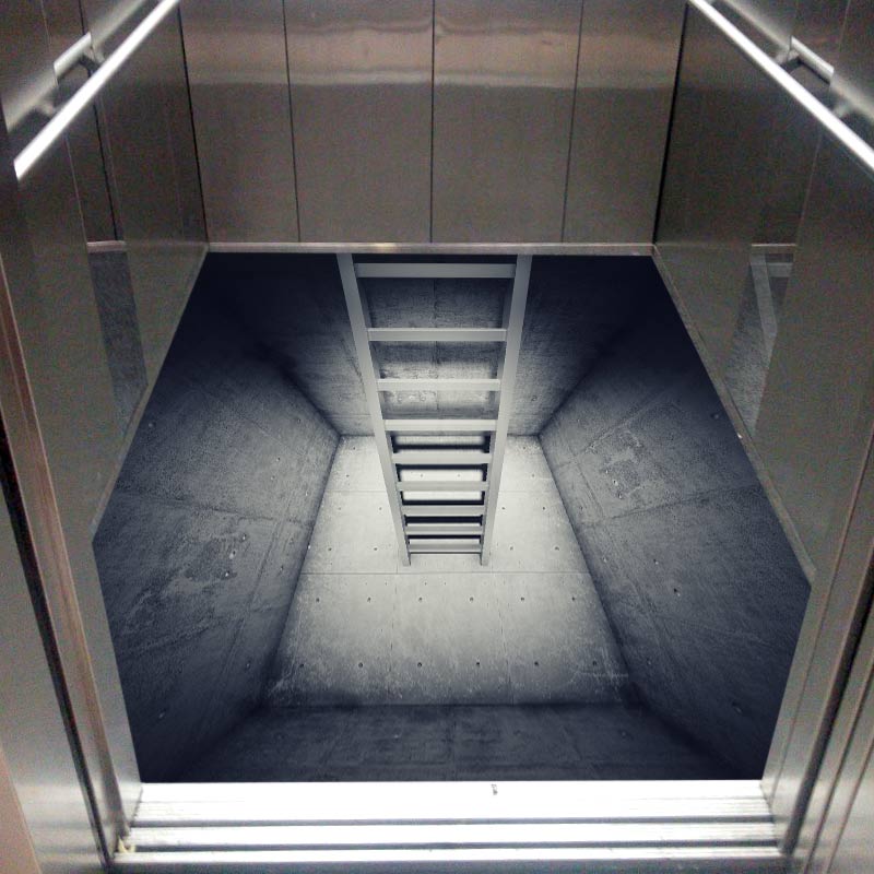 کفپوش سه بعدی آسانسور
