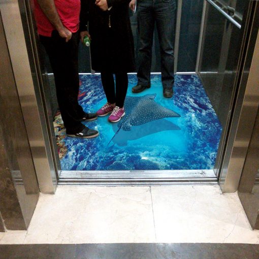 خرید کفپوش آسانسور طرح سفره ماهی