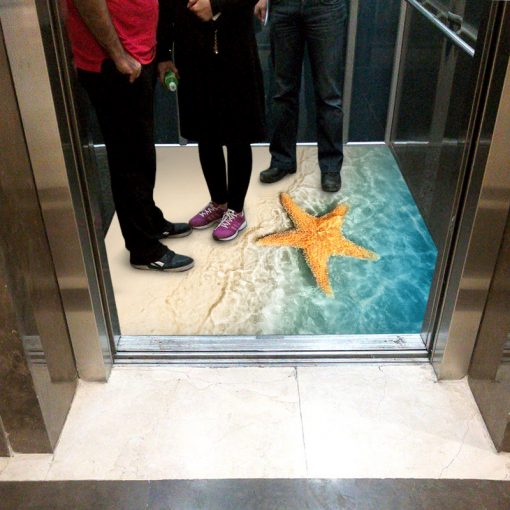 قیمت کفپوش آسانسور طرح ستاره دریایی