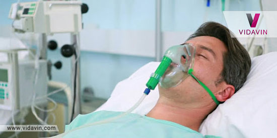 دستگاه اکسیژن برای بیمار 