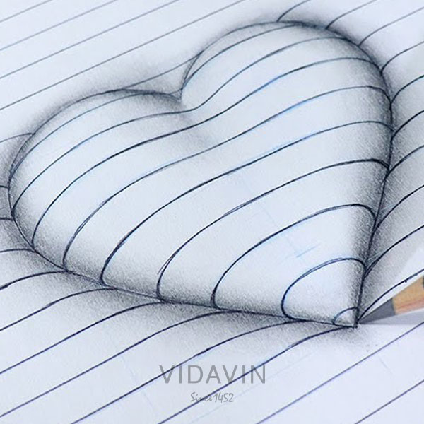 نقاشی شکل قلب- کادو خاص به نوجوان