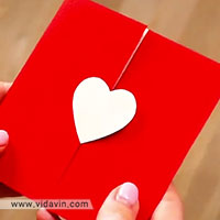 کارت پستال عاشقانه - هدیه ساختنی- هدیه دست ساز